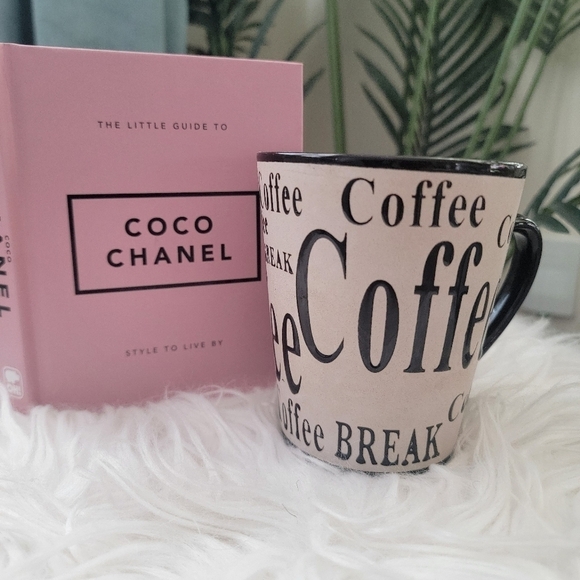 Black and Cream Ceramic Coffee Mug - Picture 3 of 6